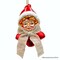 Vintage Victorian Girl Glass Christmas Ornament, Adorable Doll and Retro Holiday Decor